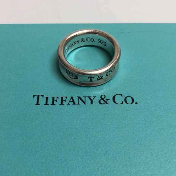 Tiffany & Co. Jewelry - Tiffany 1837 Sterling Silver Ring wide